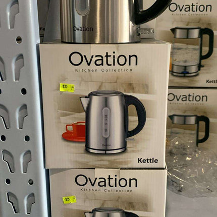 Ovation 1.2L Stainless Steel Kettle Cordless