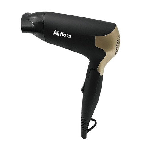 Airflo 1200W Compact & Fast Styling Travel Hairdryer