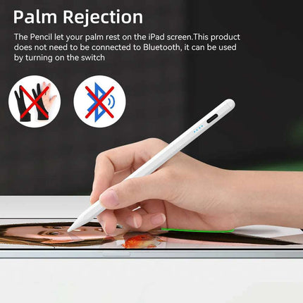 Apple Compatible For Apple Pencil 2 1 Palm Rejection Power Display iPad Accessories iPad 2022 2021 2020 2019 2018 Pro 11 12.9 Air Mini Stylus Pen
