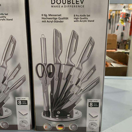 Double V 5-Piece Knife Stainless Steel Knife Set