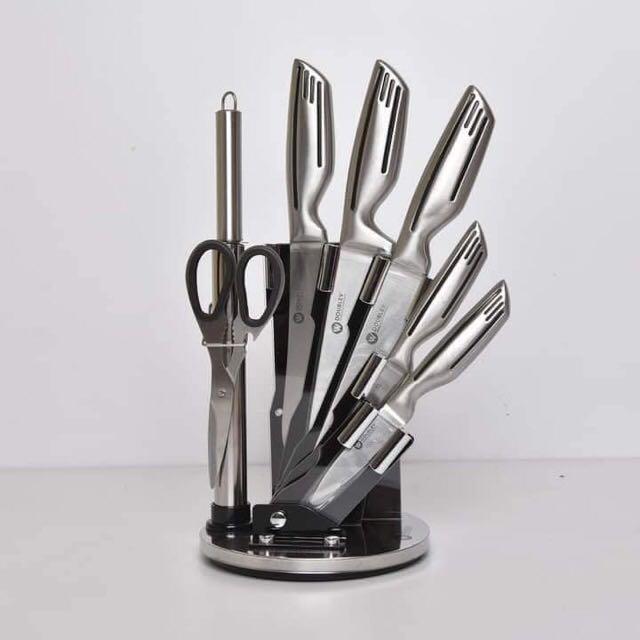 Double V 5-Piece Knife Stainless Steel Knife Set